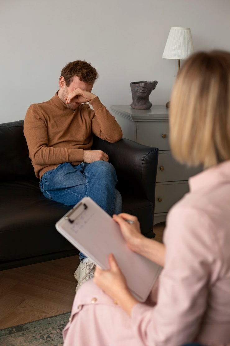 individual therapy session in Chicago with therapist supporting emotional health and trauma recovery